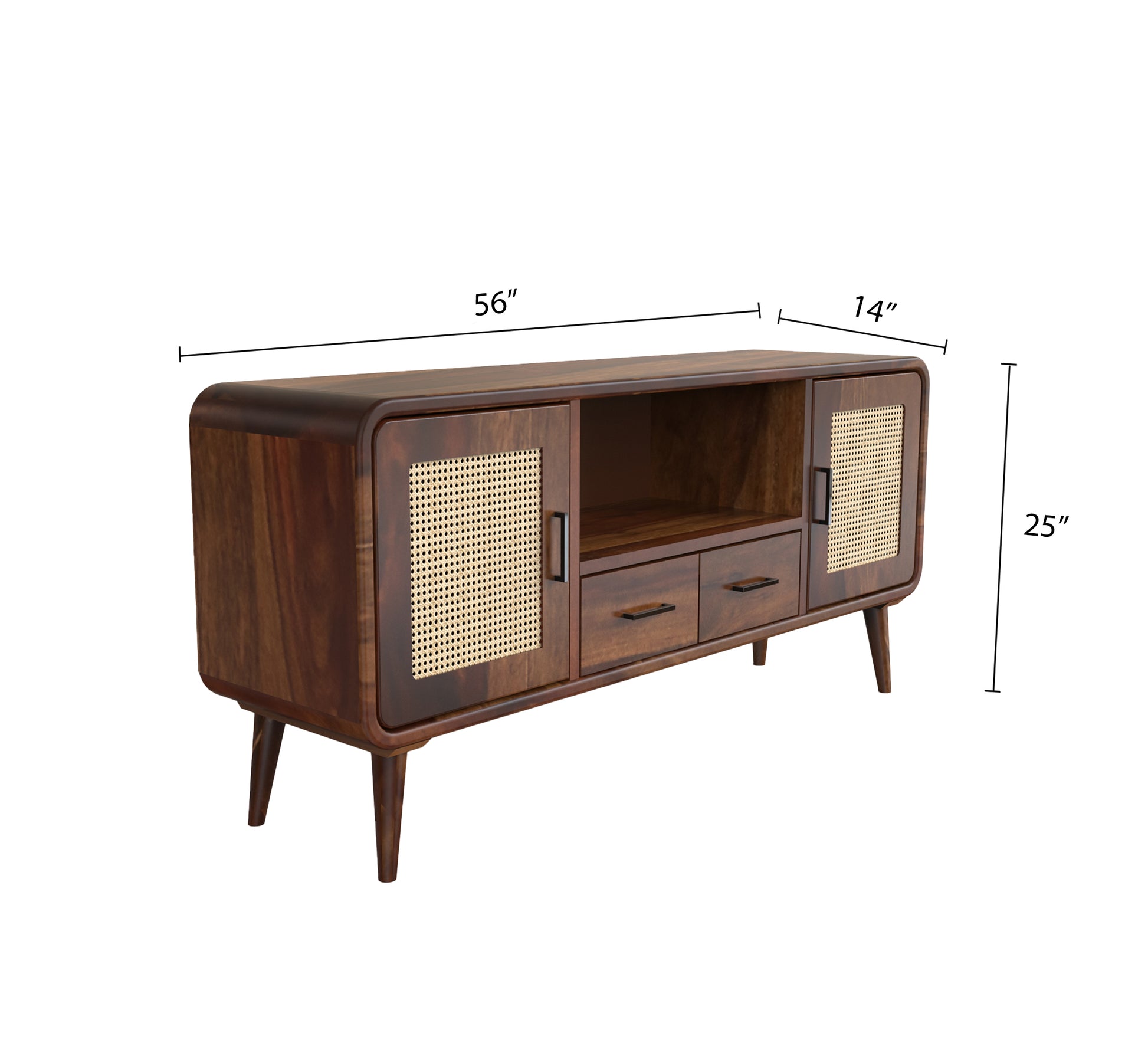 sheesham wood tv unit dimension walnut color