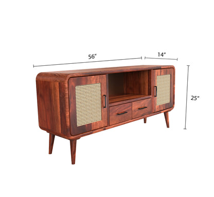 sheesham wood tv unit dimension honey color