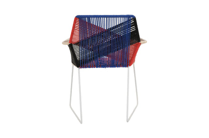 PLANKO Roped Outdoor Chair | Premium Rope | Metal Frame | Premium Dining Chair