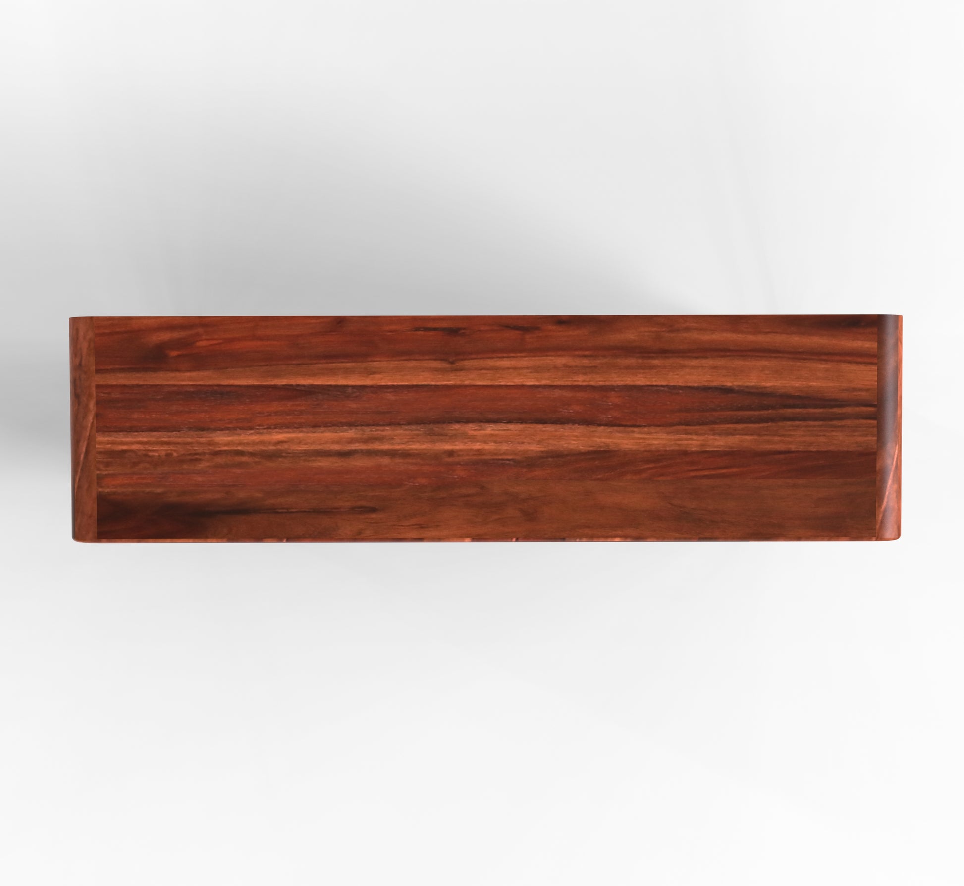 sheesham wood tv unit top view honey color